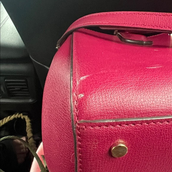 Kate Spade Fuchsia Leather Satchel - Picture 4 of 6